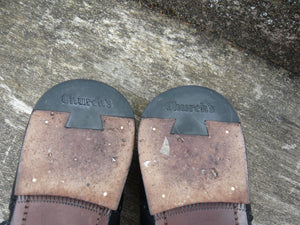 CHURCH’S BROGUES – BLACK – UK 10 – DUXFORD – EXCELLENT CONDITION