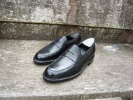 JOHN LOBB LOAFERS – BLACK  – UK 10.5 – LOPEZ - UNWORN CONDITION