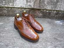 Load image into Gallery viewer, CHURCH’S VINTAGE BROGUES – BROWN / TAN – UK 6.5 – HARTWELL - EXCELLENT CONDITION
