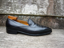 Load image into Gallery viewer, JOHN LOBB LOAFERS – BLACK CALF – UK 9 – LYNTON – EXCELLENT CONDITION
