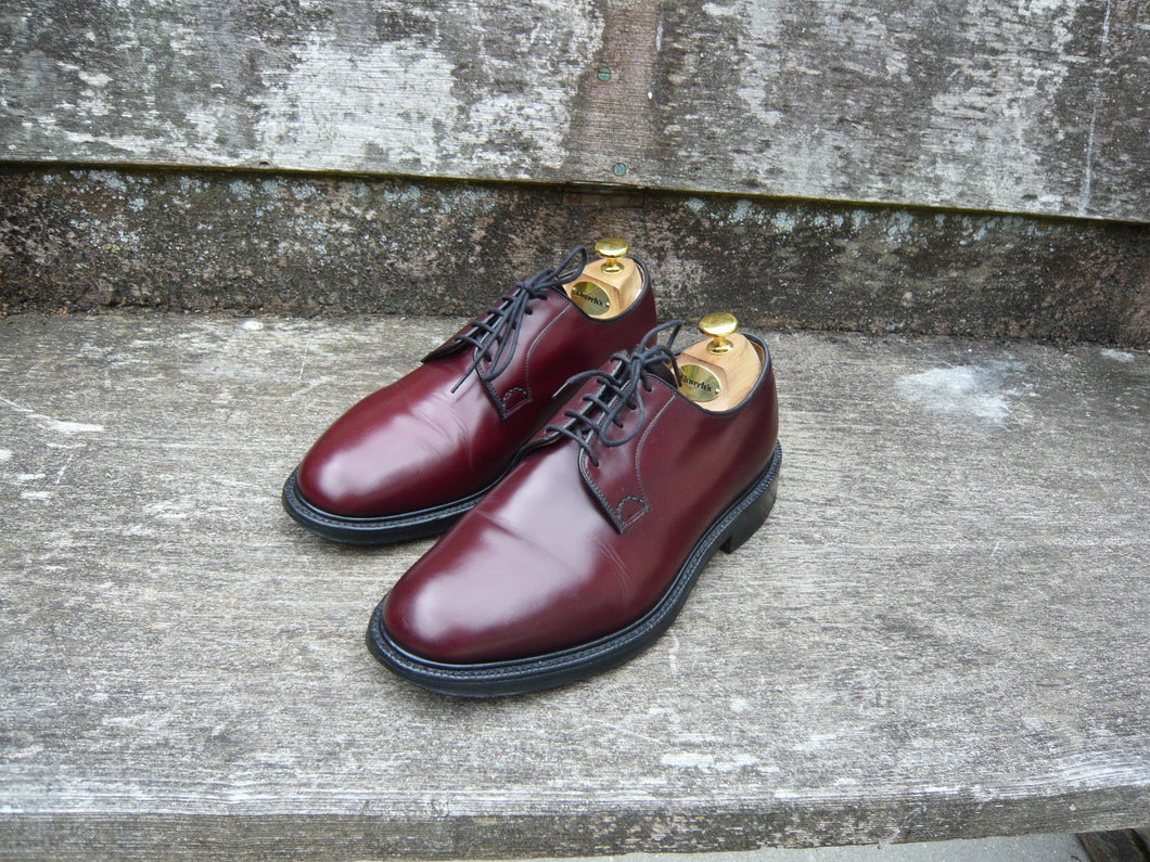 CHURCH’S DERBY – BROWN / BURGUNDY – UK 8 – STRATTON - EXCELLENT CONDITION