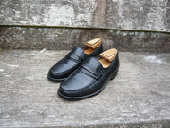 CHURCH’S VINTAGE LOAFERS – BLACK - UK 7 – MILANO – SUPERB CONDITION