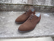 CHURCH’S DERBY – BROWN SUEDE – UK 10.5 – OSLO – UNWORN CONDITION