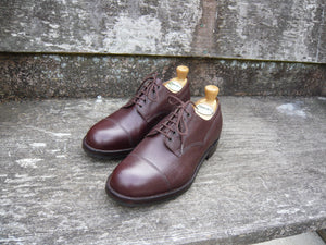 CROCKETT & JONES VINTAGE VELDTSCHOEN DERBY – BROWN - UK 8 - VELDT – SUPERB CONDITION