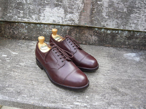 CROCKETT & JONES VINTAGE VELDTSCHOEN DERBY – BROWN - UK 8 - VELDT – SUPERB CONDITION