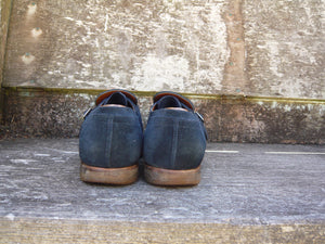 CHURCH’S MONK STRAP – BLUE VINTAGE SUEDE - UK 7.5 – SHANGHAI – EXCELLENT CONDITION