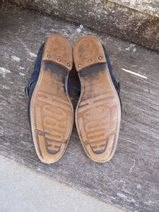 CHURCH’S MONK STRAP – BLUE VINTAGE SUEDE - UK 7.5 – SHANGHAI – EXCELLENT CONDITION