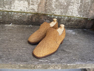 CHURCH’S VINTAGE LAZYMAN LOAFERS – BROWN / TAN HIPPO HIDE – UK 7.5 – INDABA – EXCELLENT CONDITION