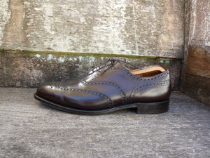 CHURCH’S BROGUES – BROWN - UK 10.5 – CHETWYND – WORN ONCE