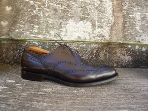 CHURCH’S BROGUES – BROWN - UK 10.5 – CHETWYND – WORN ONCE