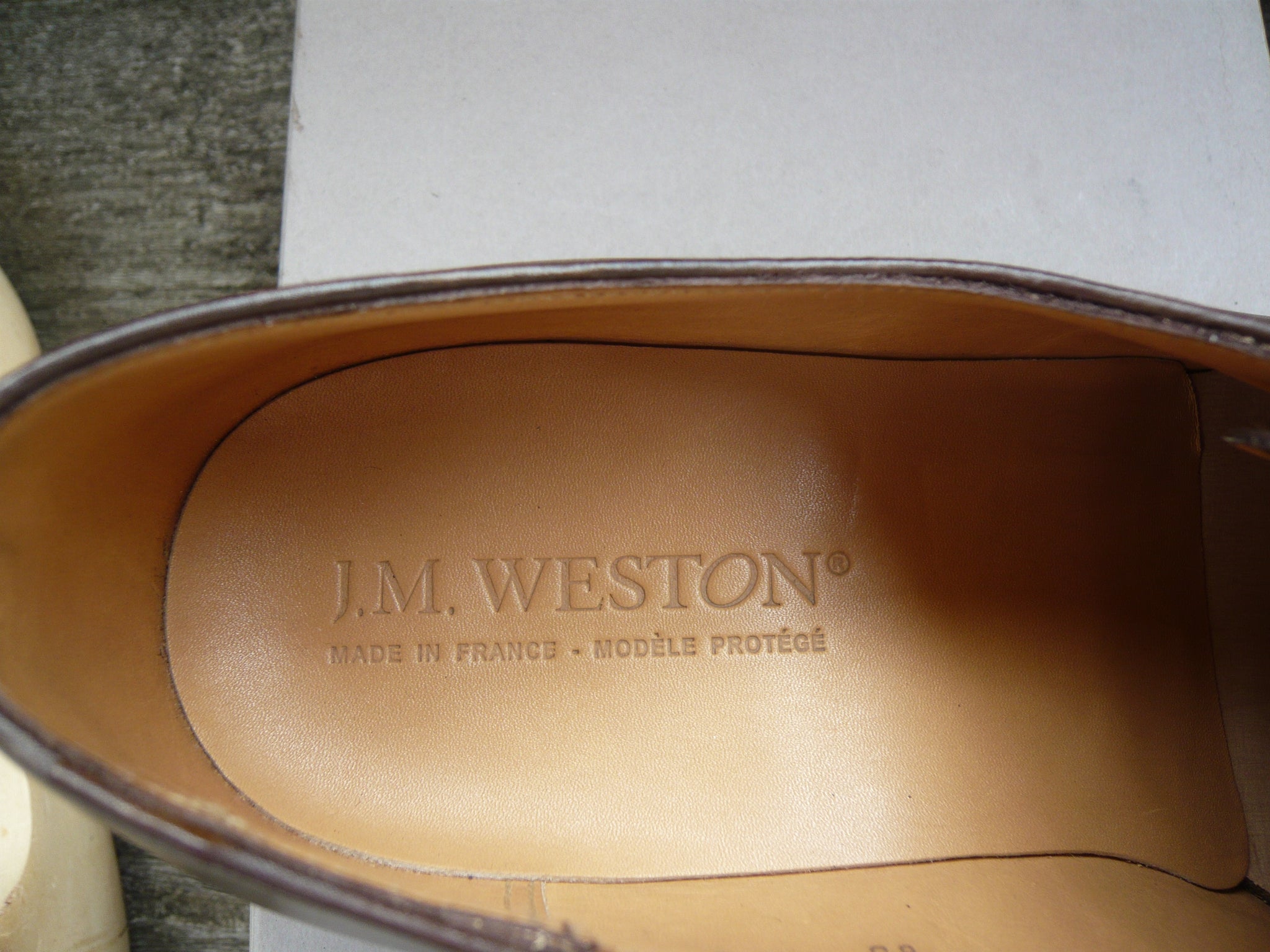 J M WESTON WHOLECUT OXFORD – BROWN – CYCLIST – UK 6 – UNWORN