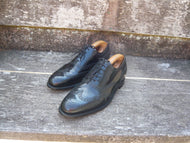 JOSEPH CHEANEY VINTAGE BROGUES – BLACK – UK 9.5 – SUPERB CONDITION