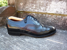 Load image into Gallery viewer, CHURCH’S VINTAGE BROGUES – BLACK – UK 9.5 - HICKSTEAD – EXCELLENT CONDITION
