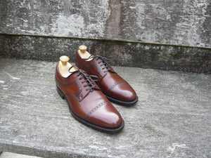 CHURCH’S BROGUES – BROWN / TAN – UK 8 – KNOWLE – WORN ONCE