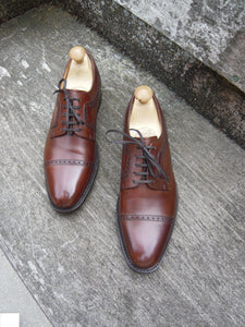 CHURCH’S BROGUES – BROWN / TAN – UK 8 – KNOWLE – WORN ONCE