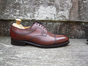 CHURCH’S BROGUES – BROWN / TAN – UK 8 – KNOWLE – WORN ONCE