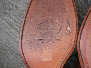 CHURCH’S BROGUES – BROWN / TAN – UK 8 – KNOWLE – WORN ONCE