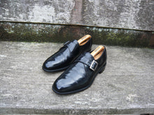 Load image into Gallery viewer, ALFRED SARGENT MONKSTRAP SHOES – BLACK – UK 8.5 – WILLIAM – EXCELLENT CONDITION
