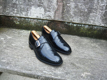 Load image into Gallery viewer, ALFRED SARGENT MONKSTRAP SHOES – BLACK – UK 8.5 – WILLIAM – EXCELLENT CONDITION
