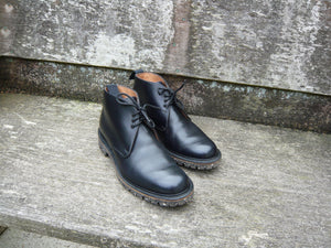 JOSEPH CHEANEY CHUKKA BOOTS – BLACK – UK 7 – SUPERB CONDITION