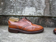 JOSEPH CHEANEY BROGUES – BROWN / TAN – UK 6.5 – MELTON – VERY GOOD CONDITION