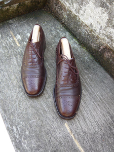 CHURCH’S BROGUES – BROWN – CHEPSTOW – UK9 – EXCELLENT CONDITION