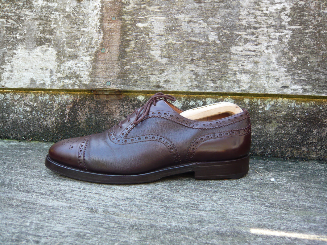 CHURCH’S BROGUES – BROWN – CHEPSTOW – UK9 – EXCELLENT CONDITION