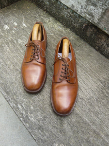 JOSEPH CHEANEY VINTAGE VELDTSCHOEN DERBY –  BROWN / TAN - UK 8 – NEATH – EXCELLENT CONDITION