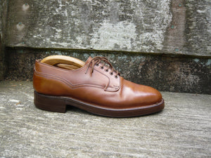 JOSEPH CHEANEY VINTAGE VELDTSCHOEN DERBY –  BROWN / TAN - UK 8 – NEATH – EXCELLENT CONDITION