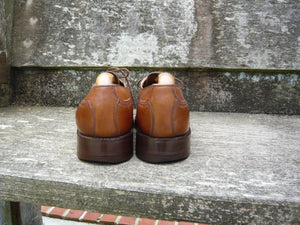 JOSEPH CHEANEY VINTAGE VELDTSCHOEN DERBY –  BROWN / TAN - UK 8 – NEATH – EXCELLENT CONDITION