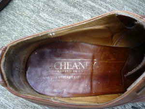 JOSEPH CHEANEY VINTAGE VELDTSCHOEN DERBY –  BROWN / TAN - UK 8 – NEATH – EXCELLENT CONDITION