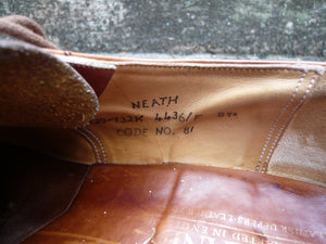 JOSEPH CHEANEY VINTAGE VELDTSCHOEN DERBY –  BROWN / TAN - UK 8 – NEATH – EXCELLENT CONDITION