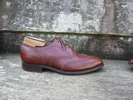 JOSEPH CHEANEY VINTAGE BROGUES – BROWN / TAN - UK 8 – ASHTON – EXCELLENT CONDITION