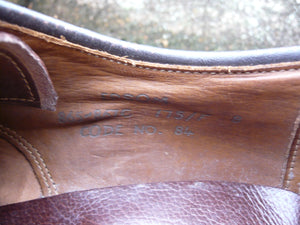 JOSEPH CHEANEY DERBY – BROWN – UK 8 - EPSOM – UNWORN CONDITION