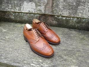 JOSEPH CHEANEY VINTAGE BROGUES – BROWN / TAN - UK 7 – KENNET – SUPERB CONDITION