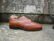 JOSEPH CHEANEY VINTAGE BROGUES – BROWN / TAN - UK 7 – KENNET – SUPERB CONDITION