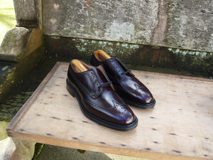 CHURCH’S BROGUES – BROWN / BURGUNDY – GRAFTON – UK 9.5 – UNWORN CONDITION