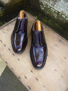 CHURCH’S BROGUES – BROWN / BURGUNDY – GRAFTON – UK 9.5 – UNWORN CONDITION